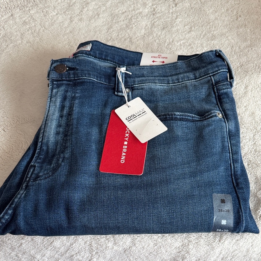 Lucky Brand Dark Blue Straight Leg Jeans